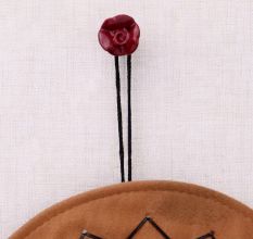 Cherry Small Rose Ceramic Wall Hook