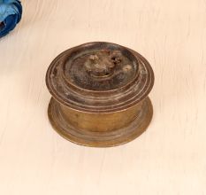 Vintage Finest Handcrafted Brass Inkpot for Decoration