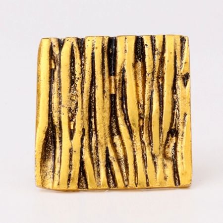 6 Pieces Antique Golden Aluminium Cabinet Knobs