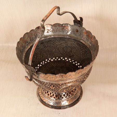 Islamic Art Beautiful Copper Bucket for Vintage Collection