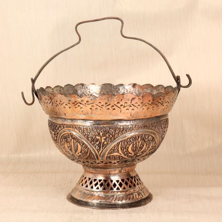Islamic Art Beautiful Copper Bucket for Vintage Collection