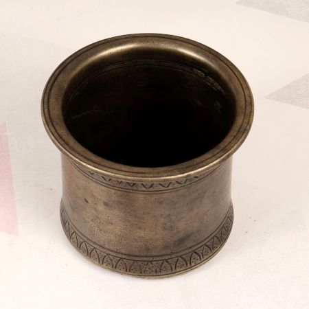 Handcrafted South Indian Panchpatra Pot Made of Finest Brass