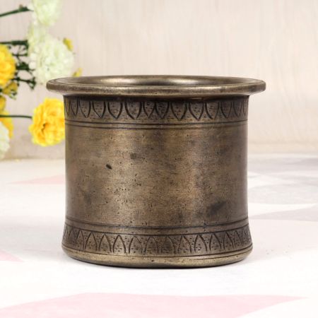 Handcrafted South Indian Panchpatra Pot Made of Finest Brass