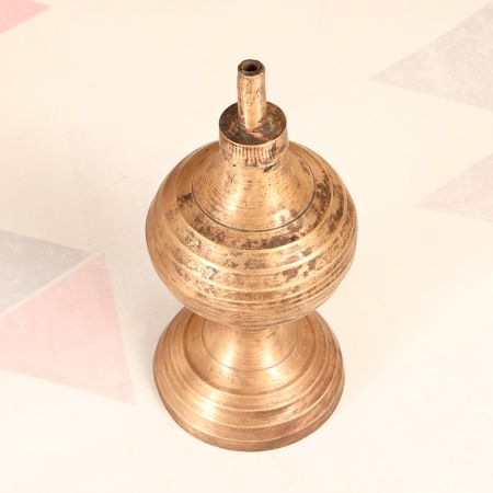 Handmade High-Quality Brass Oil Lamp for Hindu Rituals