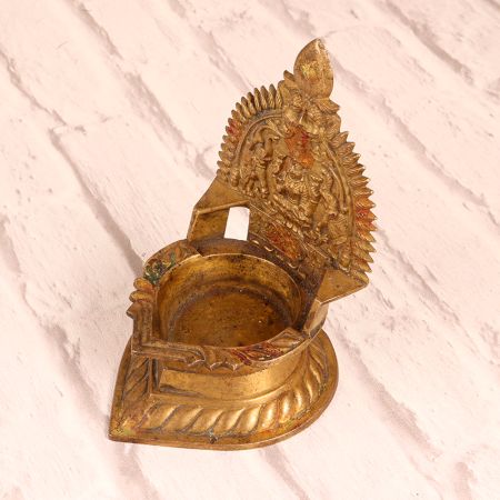 Handmade High-Quality Brass Oil Lamp for Prayer Room