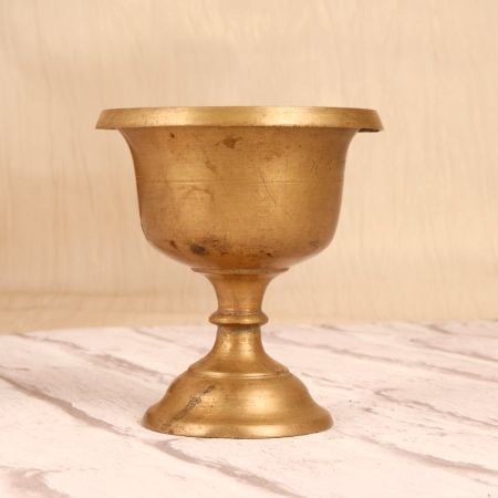 Handmade Holy Brass Panchpatra Cup for Hindu Rituals