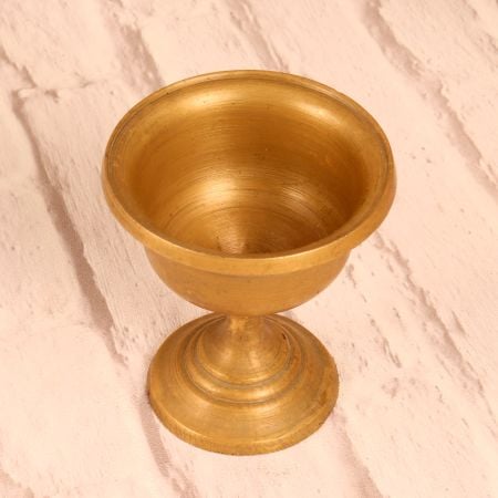 South Indian Vintage Holy Brass Water Cup for Rituals