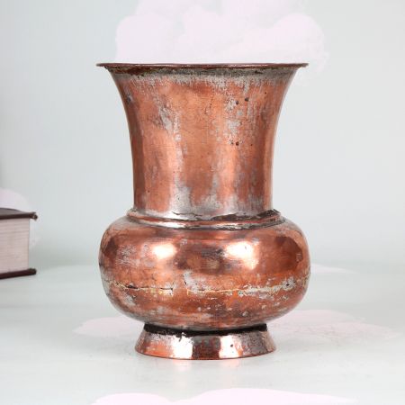 Islamic Art Premium Copper Flower Pot for Indoor Decoration