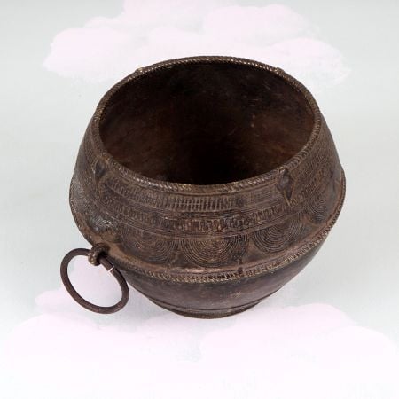 Handmade High-Quality Brass Rice Measurement Bowl for Decor