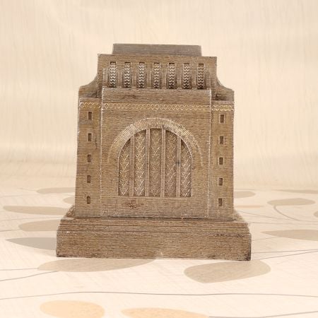 Vintage Handmade Used Metal Money Bank for Decoration