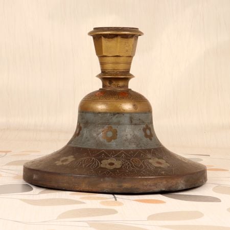 Handmade Floral Engraving Hookah Base Made of Brass Copper Metal