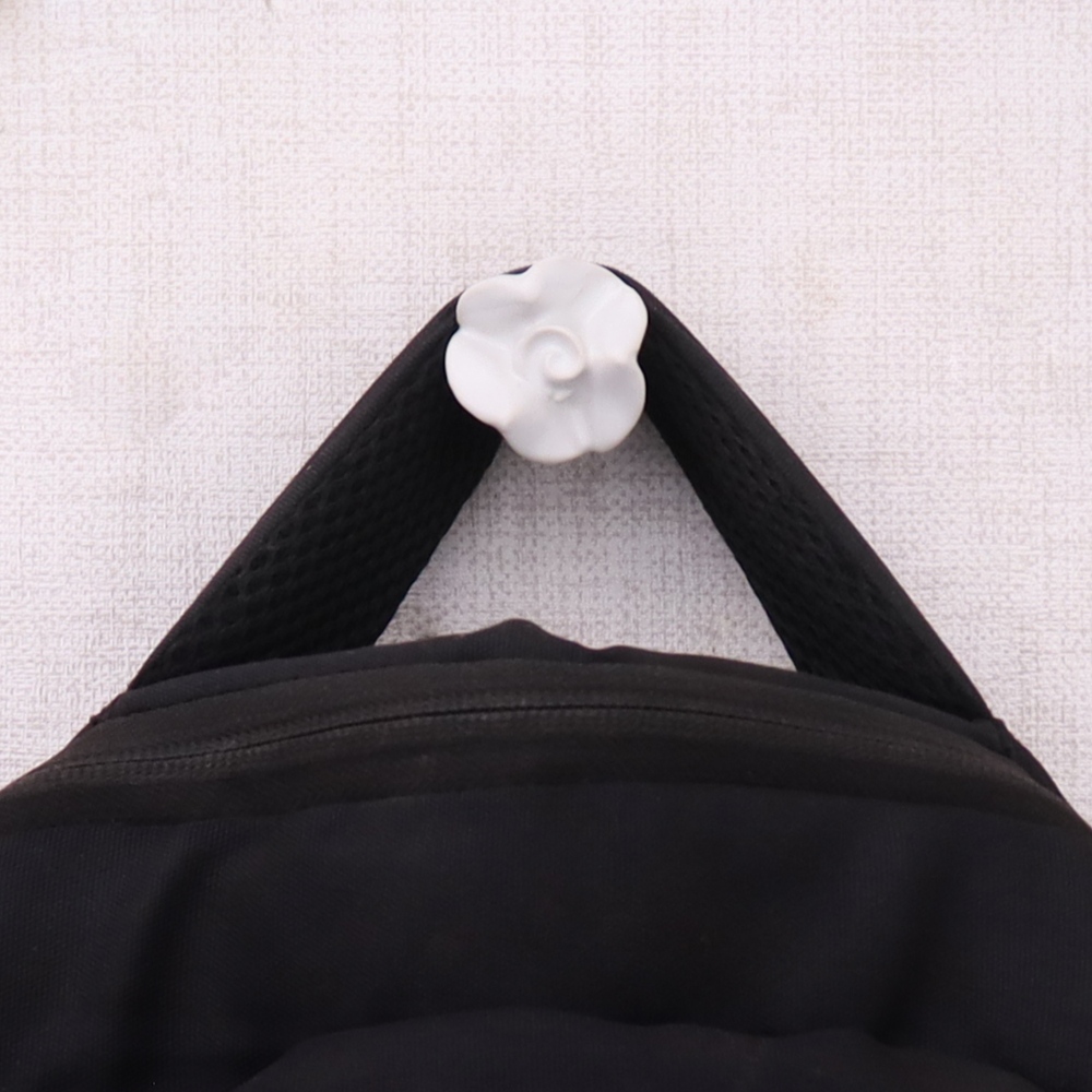 White Small Rose Ceramic Wall Hook