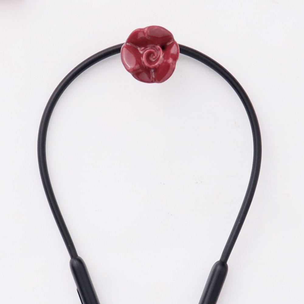 Cherry Small Rose Ceramic Wall Hook