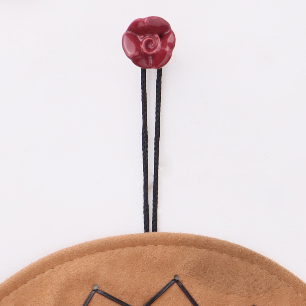 Cherry Small Rose Ceramic Wall Hook
