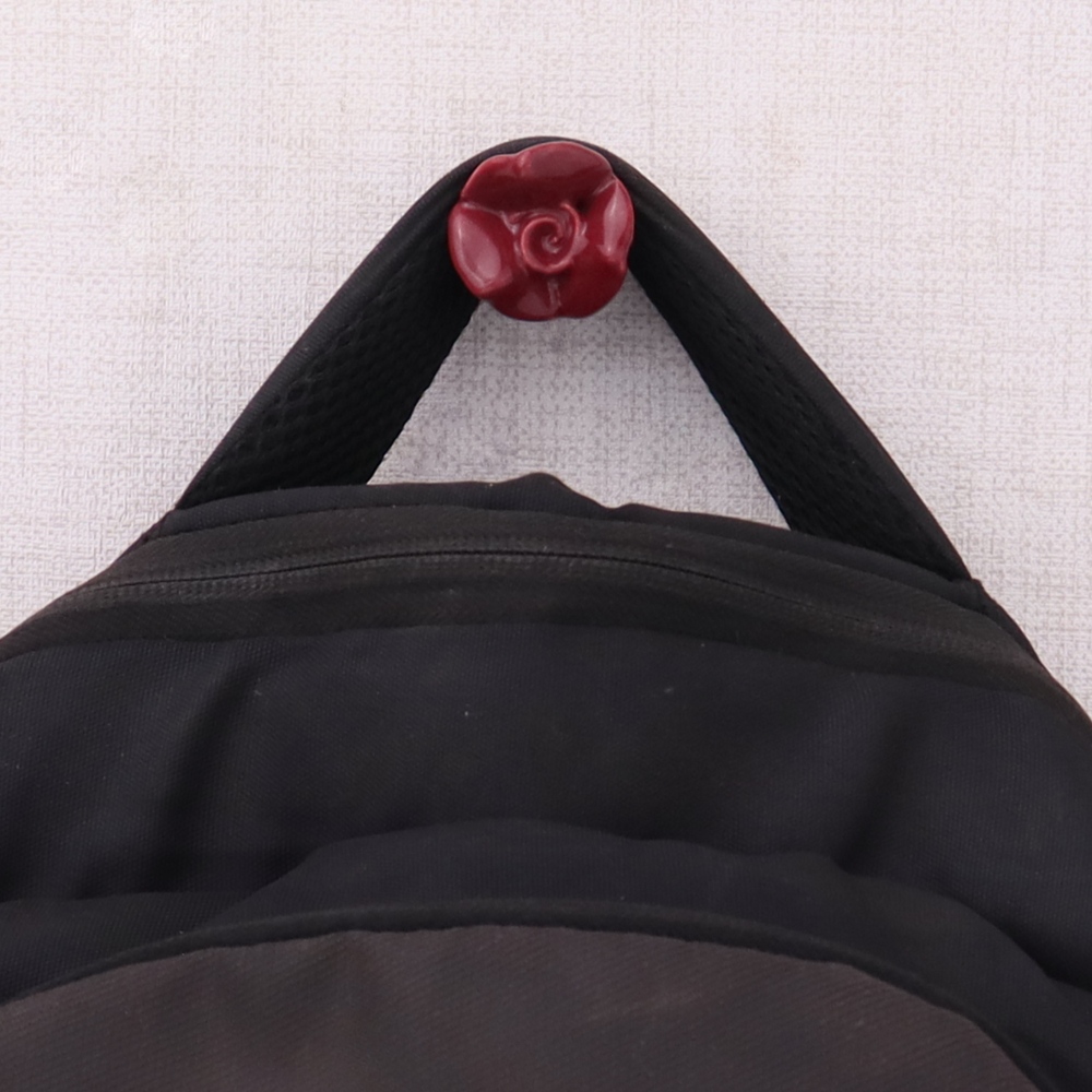 Cherry Small Rose Ceramic Wall Hook