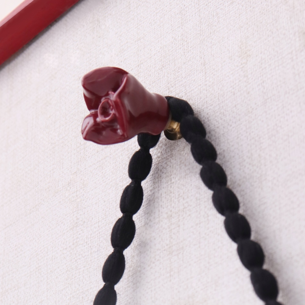 Cherry Small Rose Ceramic Wall Hook