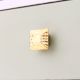 Square Brass Hammered Cabinet Knobs