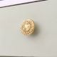 6 Pieces Antique Golden Aluminium Cabinet Knobs