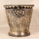 Handmade Brass Nickel Plated Bucket Planter for Decoration