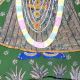 Beautiful Lord Krishna Cloth Pichwai Painting for Prayer Room