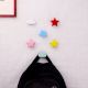 Ceramic Multicolor Star Cloud Modern Kids Wall Hooks-6 Pieces