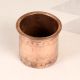 Engraved Beautiful Finest Copper Panchpatra Pot for Hindu Rituals