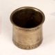 Plain Elegant Brown Brass Panchpatra Pot for Rituals