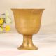 Handcrafted Premium Brass Flower Pot in Cup Shape for Decor
