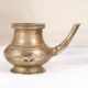 Handmade Indian Holy Brass Water Pot with Spout for Decoration