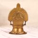 South Indian Finest Brass Gajlaxmi Oil Lamp for Home Decoration