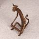 Handcrafted Vintage Brass Tribal Monkey in Sitting Position