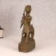 Finest Brass Tribal Art Hunting Figure Statue for Decoration