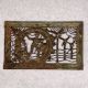 Indian Art Beautiful Brass Tribal Jali in Vintage Finish