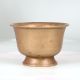 Plain Brown Finish Handmade Kumkum Bowl Made of Finest Brass