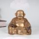 Vintage Chinese Art Brass Laughing Buddha Statue for Decoration
