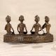 Handcrafted Vintage Brass Tribal Art Statue for Home Decoration