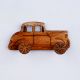 Natural Wooden Adhesive Car Design Wall Hook