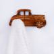 Natural Wooden Adhesive Car Design Wall Hook