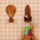 Wooden Adhesive Hot Air Balloon And Rocket Shape Wall Hooks-Pack of 2