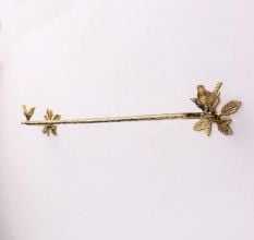 Solid Brass Bird Brass Branch Bird Towel Rod