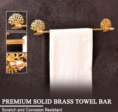 Handmade High-Quality Brass Towel Hanger for Bathroom