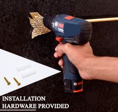 Modern Premium Brass Towel Hanger in Golden Finish