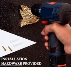 Modern Solid Premium Brass Hook in Golden Finish