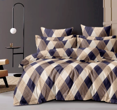 Trending Glace Cotton Soft Non Fitted Double Bedsheet Set with 2 Pillow Covers | 230 x 250 cm