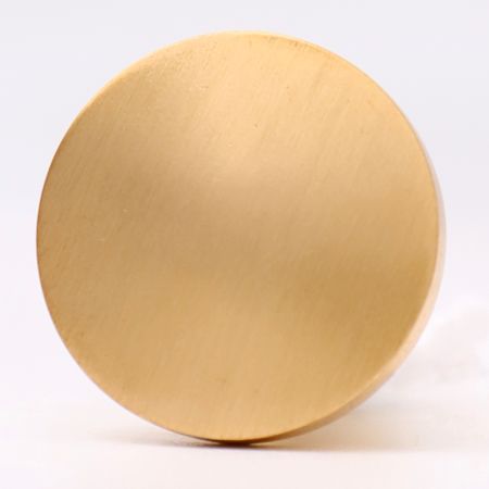 Round Shape Brass Cabinet knob  In Golden Color