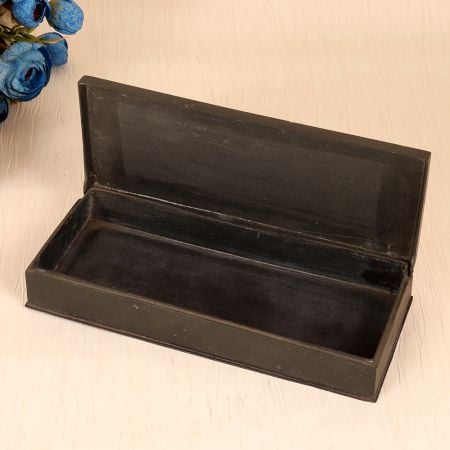 Vintage Handcrafted Metal Jewelry Box in Hyderabadi Art