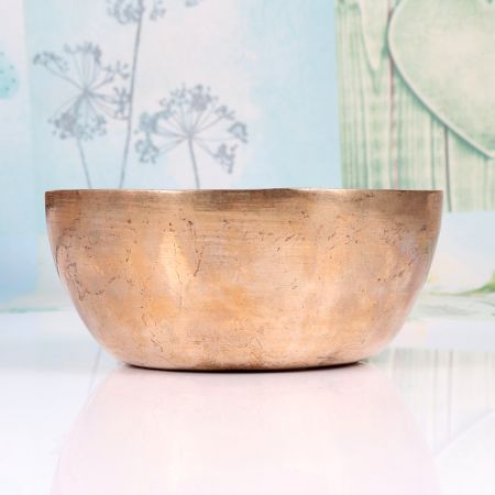 Traditional Bell Metal Singing Bowl for Meditation in Nepalese Art