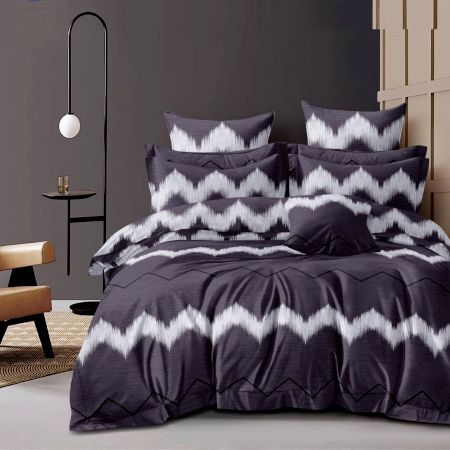 Adorable Glace Cotton Soft Non Fitted Double Bedsheet Set with 2 Pillow Covers | 230 x 250 cm