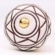 Brown Pattern Etched Ceramic Knobs