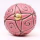 Pink Etched Ceramic Floral Cabinet Knob Online